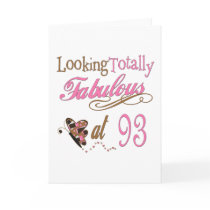 93rd Birthday Greeting Card
