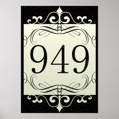 949 Area Code Poster by