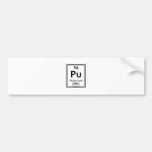 94 Plutonium Bumper Stickers