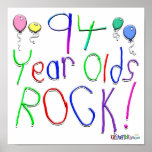 94 Year Olds Rock ! Poster