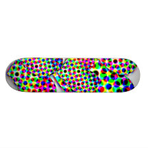 94b HEART POLKADOTS BACKGROUNDS DIGITAL RANDOM LOV Skateboard Decks