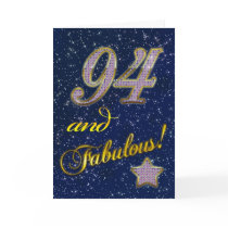 94th Birthday party Invitation Cards