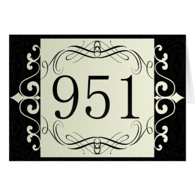 951 Area Code Greeting Cards by AreaCodes