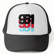 951 Area Code Trucker Hat