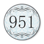 951 Area Code Refrigerator Magnet