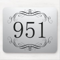 951 Area Code Mouse Pad