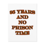 95 and no prison time post card