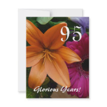 95 Glorious Years!-Birthday Party/Orange Lily