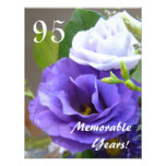 95 Memorable Years!-Birthday Celebration Custom Invitations