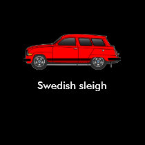 95_SPORT_red, Swedish sleigh t-shirts by griffingear 95_SPORT_red, Swedish sleigh t-shirts