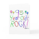 95 Year Olds Rock! Greeting Card by TShirtDotCom 95 Year Olds Rock! Greeting Card