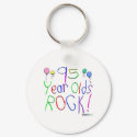 95 Year Olds Rock! Keychain by TShirtDotCom 95 Year Olds Rock! Keychain