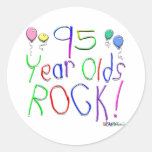 95 Year Olds Rock ! Stickers