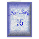 95 years old Happy Birthday Greeting Card