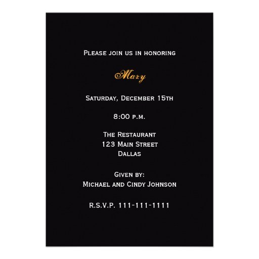 95th Birthday Party Invitation -- Fun 95th Cake