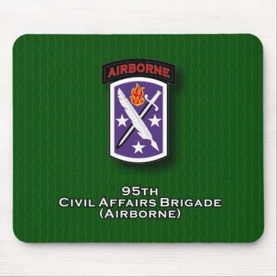 95th CA Bde Mouse Mats by a2zgraphicsworks