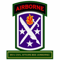 95th Civil Affairs Brigade - Airborne SSI photo sculptures by a2zgraphicsworks 95th Civil Affairs Brigade - Airborne SSI photo sculptures