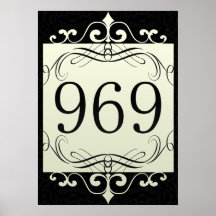 969 Area Code Print