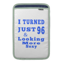96 birthday designs MacBook air sleeves