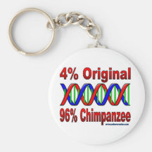 96% chimp key chains