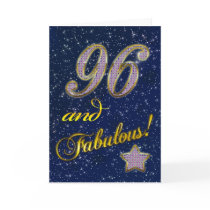 96th birthday for someone Fabulous Greeting Cards