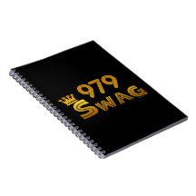 979 Area Code Swag Spiral Notebook
