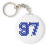 97 - number keychains