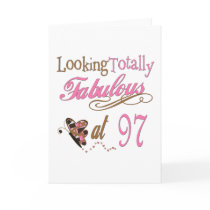 97th birthday greeting card