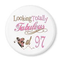97th birthday magnets by DesignsOutOfMind 97th birthday magnets