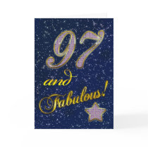 97th Birthday party Invitation Cards