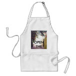 987tyu, OPEN THE DOOR aprons
