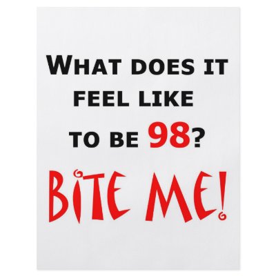 98 Bite Me! Personalized Flyer by oddballbirthdays8