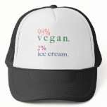 98% Vegan 2% Ice Cream Mesh Hat