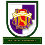 98th Civil Affairs Battalion flash Acrylic Cut Outs