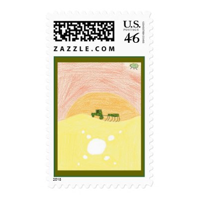 99185 Wheat field Postage