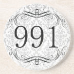 991 Area Code Beverage Coaster