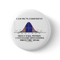 99.7% Confident Within 3 Standard Deviations Mean Pin