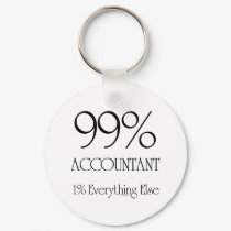 99% Accountant keychains