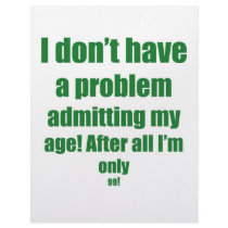 99 Admit my age Custom Letterhead