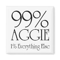 99% Aggie magnets by cyndisstuff 99% Aggie magnets