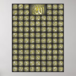 99   Allah Names in one print