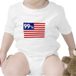 99 % American Flag - Occupy Wall Street T Shirt