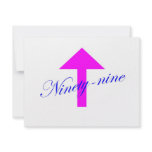 99 Arrow Personalized Invites