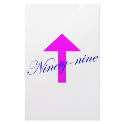 99 Arrow Personalized Stationery by oddballbirthdays7
