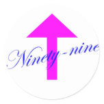 99 Arrow Sticker
