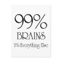 99% Brains postcards