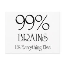 99% Brains postcards