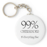 99% Cheerleader Keychain