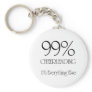 99% Cheerleading Keychain