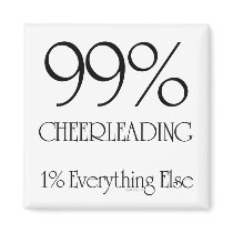 99% Cheerleading magnets